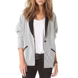 Bella Luxx  SlouchyTweed Cocoon Jacket, Ivory/Black